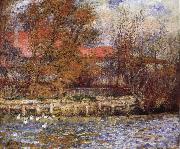 Pierre Renoir The Duck Pond USA oil painting artist